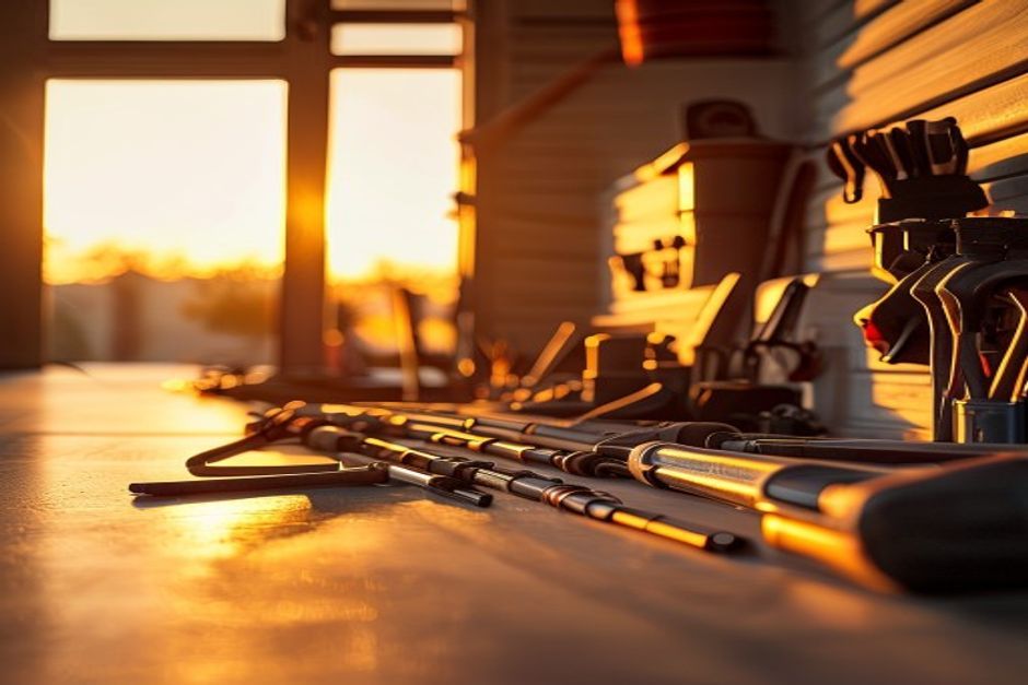 Gary and Sons Garage Door Repairs LLC — professional Garage Door Repair in Glendale, branded work van and team — Garage Door Repair near me
